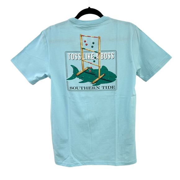 NWT Southern Tide Wake Blue Toss Like a Boss Short Sleeve Tee Small - Picture 6 of 7